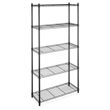 Whitmor 6070 267 Supreme 5 Tier Shelving Unit Black Com