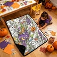 thumbnail image 5 of sruoe Halloween DIY Coloring Throw Blanket, Creative Hand‑Draw Craft, Halloween Home Decor, Halloween Themed Blanket for Sofa Couch Holiday Gathering, 5 of 6