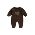 thumbnail image 1 of xiaxaixu Combinaison Bébé Manches Longues Col Rond Lettres Impression Automne Vêtements pour les Garçons Filles, 1 of 8