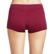 Reebok Womens Underwear Seamless Boyshort Panties, 6-Pack, Sizes XS-3XL