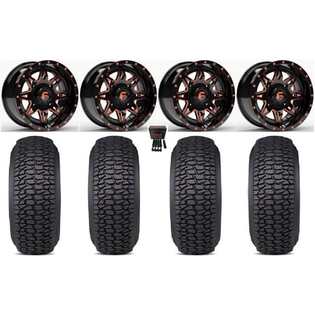 Fuel Lethal 15 Wheels Orange 35 Regulator 2 Tires Polaris RZR XP 1000 / PRO XP / Ranger XP 900/1000