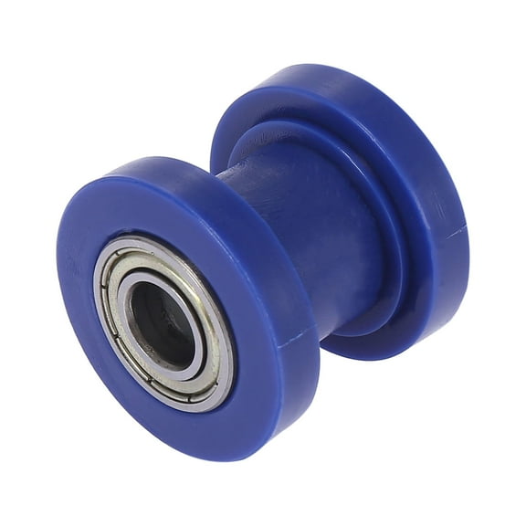 10mm Hole Chain Roller Pulley Slider Tensioner Wheel Guide Blue for Motorcycle Motorbike ATV