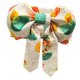 thumbnail image 3 of Cinturón Obi de kimono con lazo preatado, elegante cinturón ancho para vestido de mujer, traje de poliéster Blanco Verde Naranja, 3 of 9