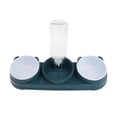 thumbnail image 2 of Juego de cuencos para comida y agua, comedero automático para mascotas, suministros para mascotas, cuencos para comida húmeda y seca, para cachorros y Azul, 2 of 8