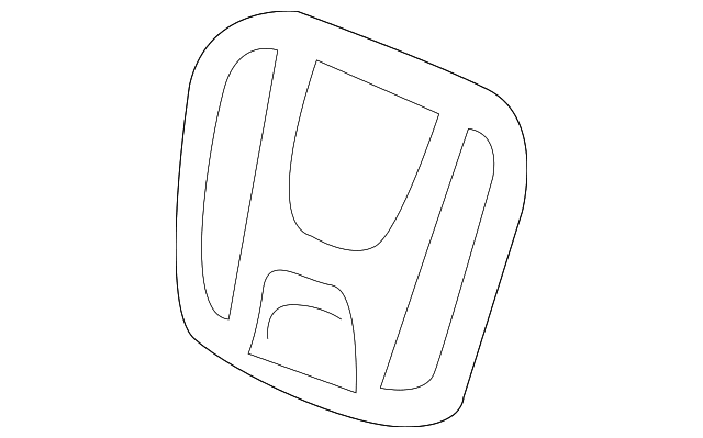 Honda Genuine 75700-TK8-A01 Emblem
