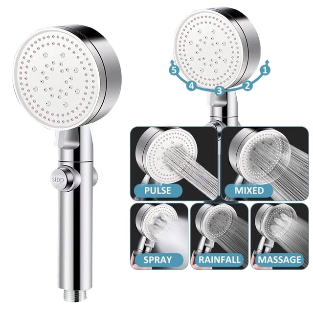 Offres Exclusives, Douche Haute Pression Multifonctionnelle avec 5 Modes, Arroseur Manuel/abs,A,PENDANEM