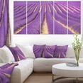 thumbnail image 1 of Beautiful Pattern of Blooming Lavender - Large Flower Canvas Wall Art, 1 of 3