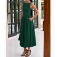 thumbnail image 4 of Vestido midi casual sin mangas BTFBM para mujer 2025, 4 of 9