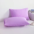 thumbnail image 5 of Ntbay Microfiber Pillowcase set - 2 Pack - Envelope Closure Pillow Cases - King - Light Purple, 5 of 5
