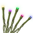 Battery Operated LED Light String Set, 15 Bulb, Multicolor