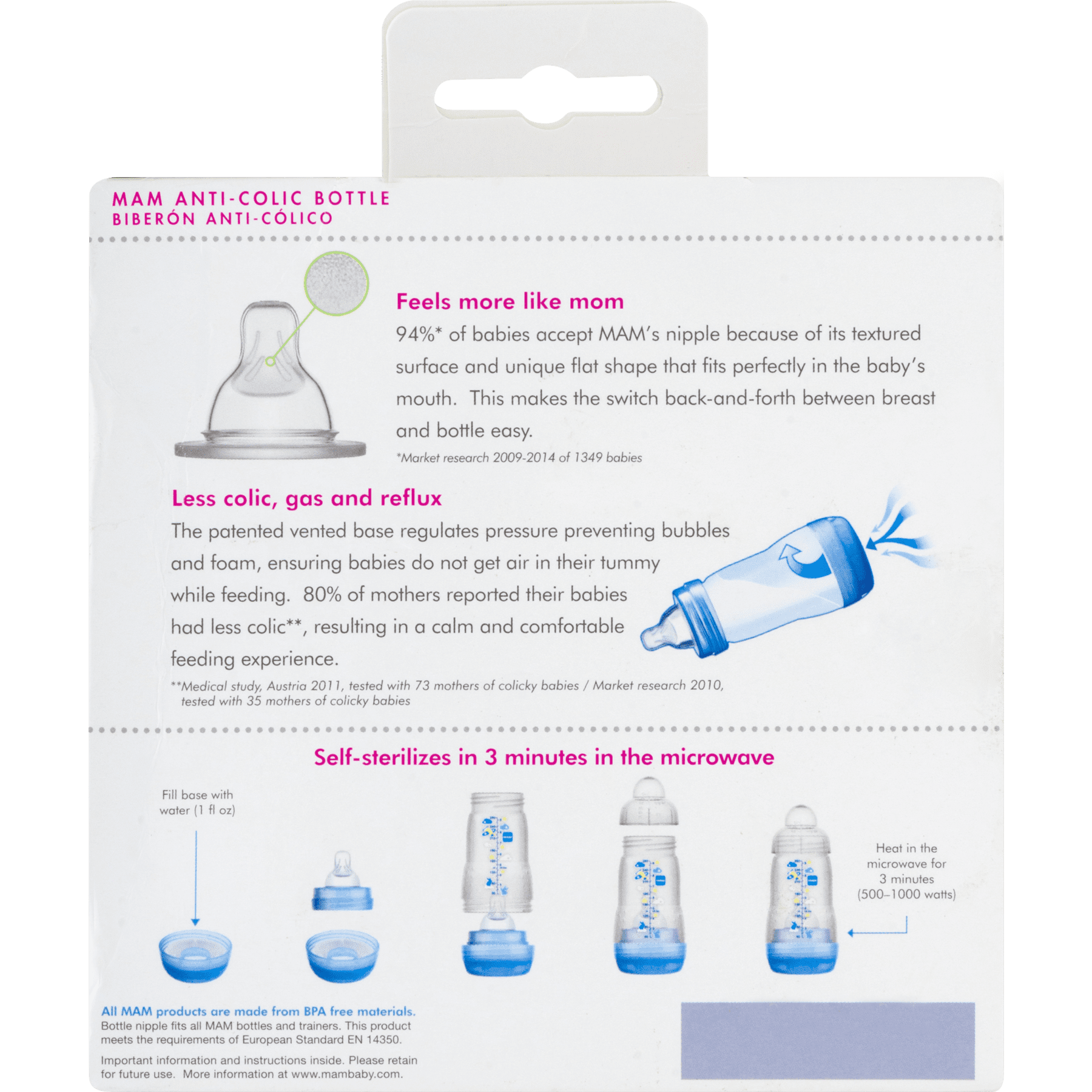 how to use a mam bottle