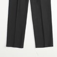thumbnail image 5 of Hurxie Boys' School Uniform Twill Pants, Flat Front Comfortable Waistband with 5 Pockets Black,120, 5 of 5