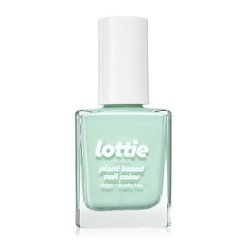 Lottie London  Based Gel Nail Color, All Free, pastel mint green, Iconic, 0.33 oz