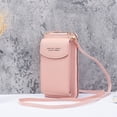 thumbnail image 5 of Fashion Single Shoulder Crossbody Cell Phone Bag Mini Versatile Satchel Multi Card Position Card Bag Keycase Female Pink, 5 of 6