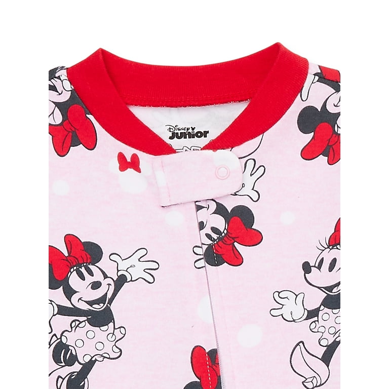 Minnie mouse one piece pajamas hotsell