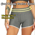 thumbnail image 2 of SEASUM Women's High Waist Workout Shorts Dolphin Tummy Control Yoga Pants Textured Booty Athletic Shorts Heather Gray M, 2 of 7
