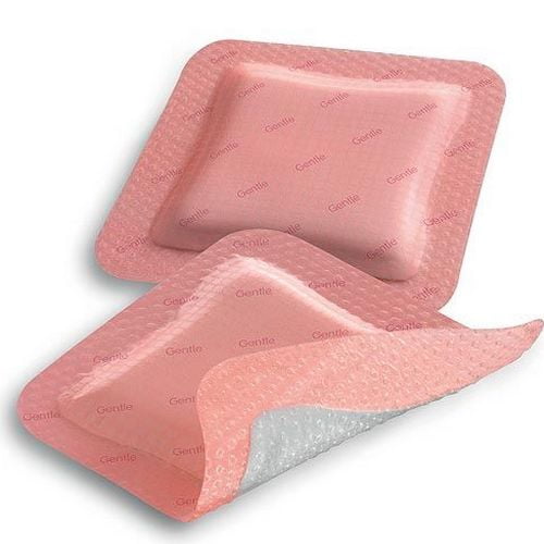 Allevyn Gentle Border Lite Silicone Foam Dressing 4 X 4 Inch Square