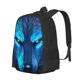 thumbnail image 1 of Disketp Futuristic Blue Light Wolf Mochila Minimalista de Gran Capacidad, Mochila de Viaje para Escuela, Trabajo o Uso Diario, 1 of 6