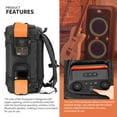 thumbnail image 7 of Speaker Bag Rugged Speaker Bag Carry Case Compatible with JBL Party Box Series, Portable Speaker Carry Tote Bag Backpack (for JBL Partybox 120 Bag), 7 of 7
