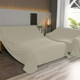 thumbnail image 7 of Fasiaou Furniture Dust Cover for Bed Flat Sheets, Mattress Protector Cover Flat Bed Sheets, Breathable Furniture Protector Cover for Bed, Washable(Khaki), 7 of 7