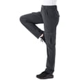 thumbnail image 2 of Pantalones de senderismo Rdruko para mujer, impermeables, de secado rápido, color gris, talla L, 2 of 7