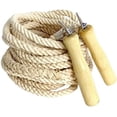 thumbnail image 3 of NAMZI Groups Rope Skipping Spring Loaded, 22.9ft Multiplayer Jumping Rope Skipping Best Team Long Rope Jumping with Wooden Handle for School Sport Game Company Party Skipping Outdoor Activity (7M), 3 of 5