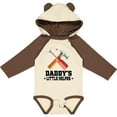 thumbnail image 3 of Inktastic Daddy Little Helper Tools Boys Long Sleeve Baby Bodysuit, 3 of 5