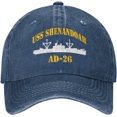 thumbnail image 2 of USS Shenandoah AD-26 Unisex Classic Baseball Cap Cowboy Hat Vintage Cap, 2 of 8