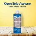 thumbnail image 5 of Klean-Strip 16 Ounce Acetone Strong Fast-Acting Cleaning Fiberglass Heavy Duty Degreaser 95%Pure Low VOC with Chemical Resistant Gloves by Centaurus AZ, 5 of 7