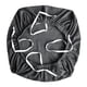 thumbnail image 5 of Fundas de oficina elásticas de elastano, estirables, lavables, fundas de asiento elásticas y giratorias. Gris oscuro, 5 of 8