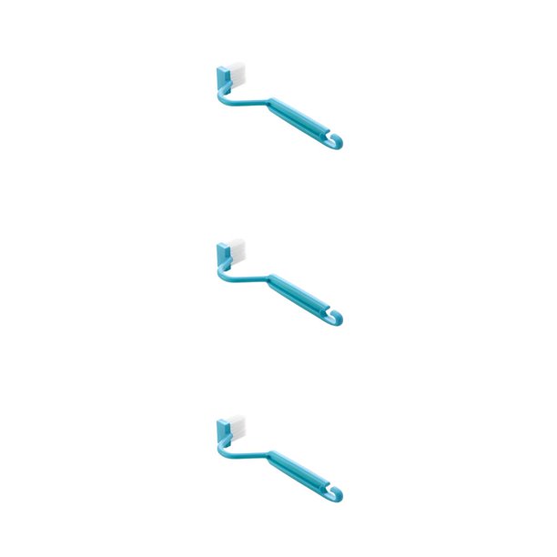 Ounissouiy Cepillo de baño Cepillos de limpieza suaves curvos de plástico Accesorios de baño Type1 NO1
