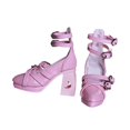 thumbnail image 2 of Zapatos de tacón alto perfke 1/3 muñeca femenina vestir Rosa, 2 of 9