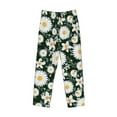 thumbnail image 4 of Kll Mens Pajama Pants For Men,Mens Lounge Pants,Funny Gifts For Men,Men'S Pajama Bottoms-White Daisies And Bee, 4 of 9