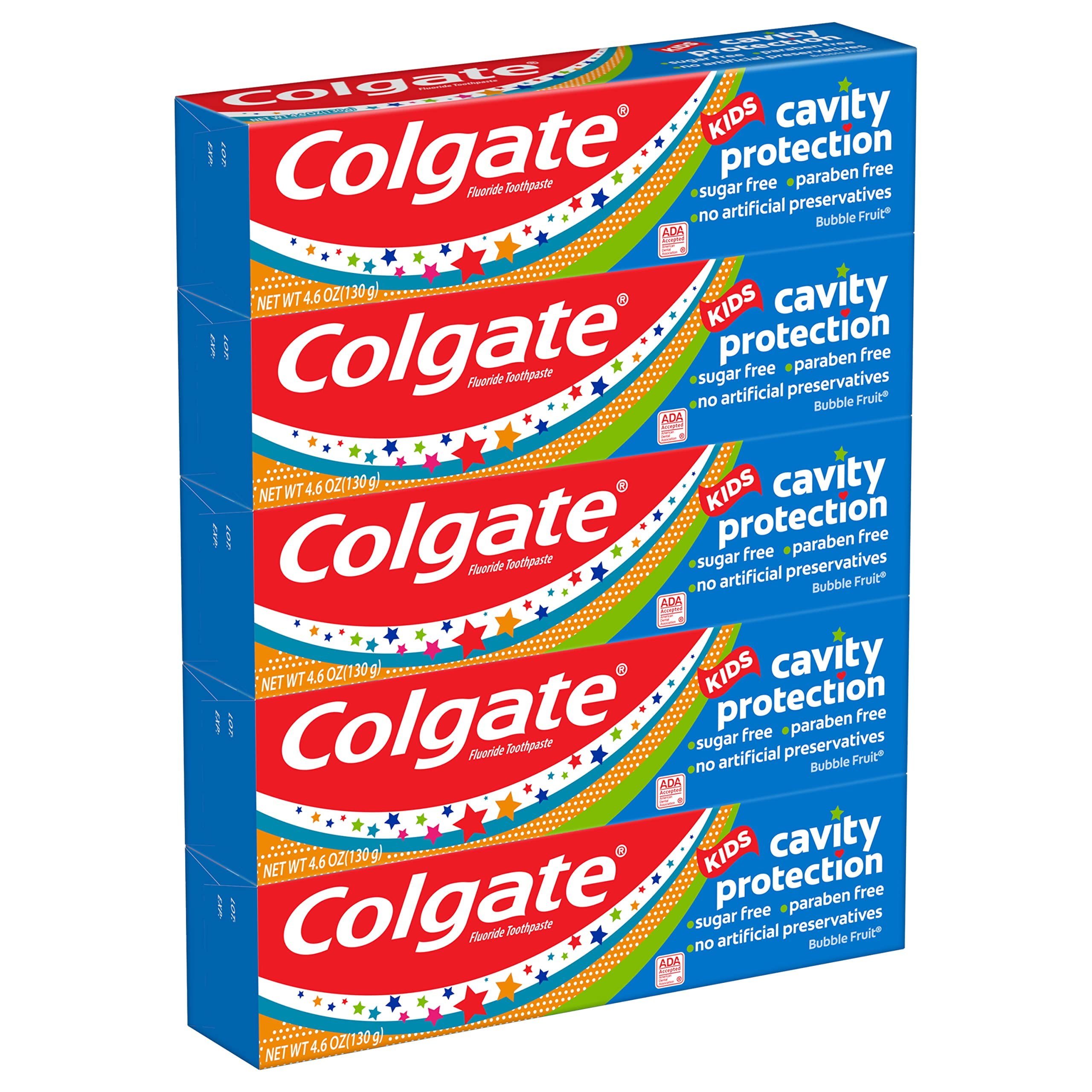 Colgate Kids Toothpaste Cavity Protection  Bubble Fruit (Pack of 32)