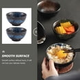 thumbnail image 6 of 2Pcs Japanese Style Rice Noodle Bowl Vintage Soup Bowl Creative Ceramic Bowl, 6 of 6