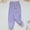 Purple, variant on CYRBOKO Girls Sweatpants, Running Elastic Waist Printed Cotton Athletic Pants Pink Size 6-7 T