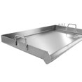 thumbnail image 2 of M.D.S Cuisine Cookwares Griddle Grill Stainless Steel 32" X 17" Plancha BBQ Heavy Duty Comal Outdoor Stove New, 2 of 5
