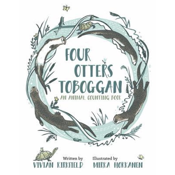 Pre-Owned Four Otters Toboggan: An Animal Counting Book (Hardcover) 0764984357 9780764984358