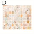 thumbnail image 1 of Paquete De 100 Hojas De Material De Flores Hechas A Mano, Papelería Para Álbum De Recortes, Material Decorativo Para Diario, Papel De Suelo, Papelería, 1 of 4