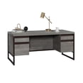 thumbnail image 3 of Sauder Manhattan Gate Engineered Wood Executive Desk in Mystic Oak, 3 of 11