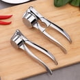 thumbnail image 4 of Machacador de ajo de acero inoxidable, triturador de verduras de cocina, molinillo de jengibre manual de mano, herramienta exprimidora, accesorios para picadora de cocina, 4 of 6