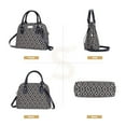 thumbnail image 2 of Signare Tapestry Black And White Luxor Convertible Top Handle Bag, 2 of 11