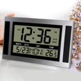 thumbnail image 3 of Digital Alarm Clock NightStand Timmer 12/24H Timing Wall Clocks Silver Black, 3 of 9