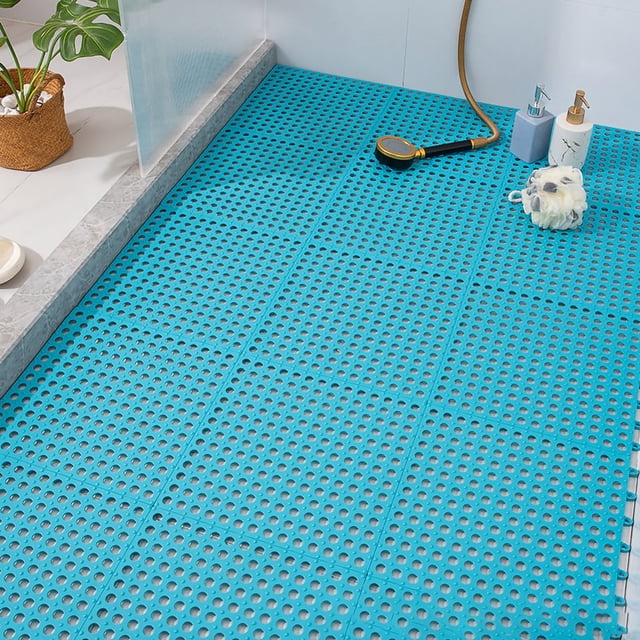 Alfombra de baño, 10 piezas con ventosa para suelo, alfombrillas con ventosa, diseño de clase mundial