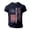 Navy, variant on HOWPAY Mens USA 250th Anniversary Shirt Independence Day Pullover Short Sleeve Crew Neck 1776-2026 Commemorative Patriotic Casual Tees Coffee L