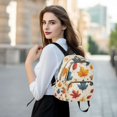 thumbnail image 6 of JIALIOU Mini Backpack Purse for Women Quilted Casual Daypack Small Travel Shoulder Bag, Fall Leaf and Dots, 6 of 7