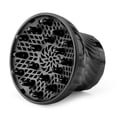 thumbnail image 1 of Difusor universal para secador de pelo rizado, control del encrespamiento, compatible con secadores de 1,38 x 3,35 pulgadas, color negro., 1 of 5