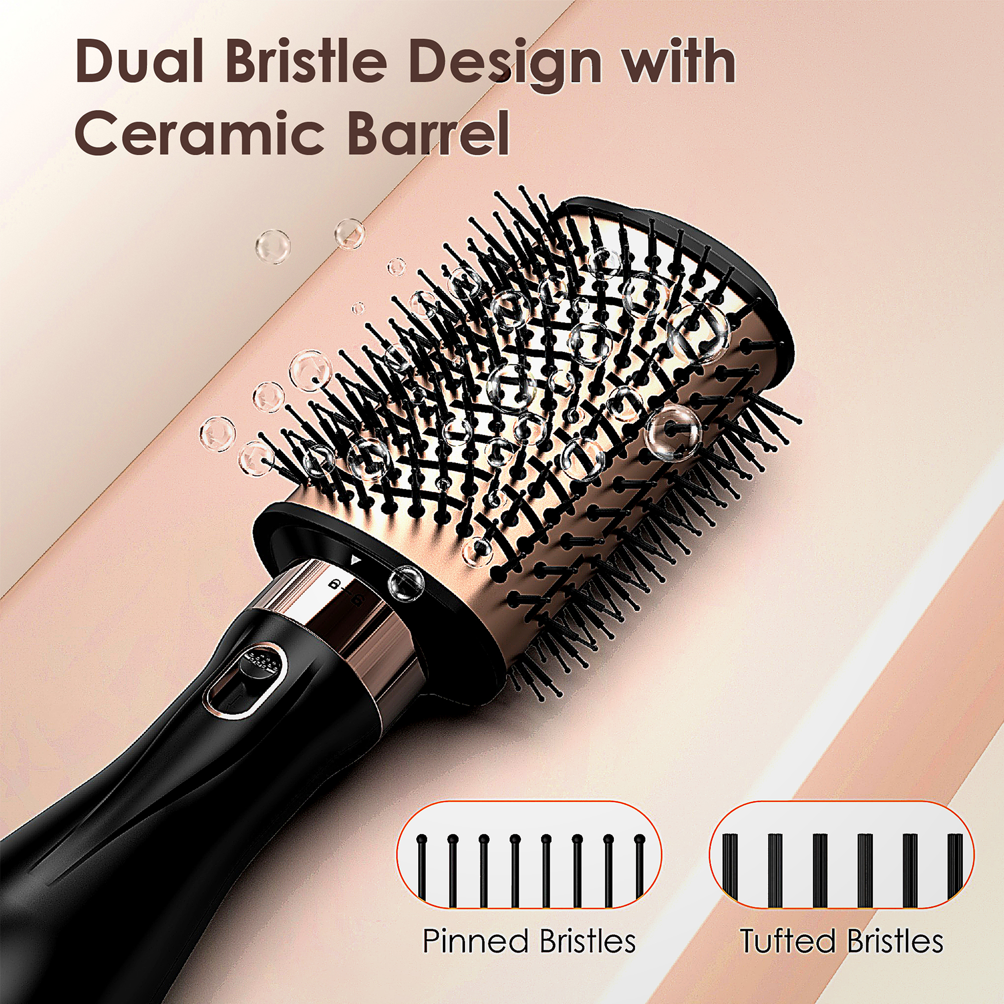 SKIMI 4-in-1 Hair Dryer Brush with Oval Head photo 6