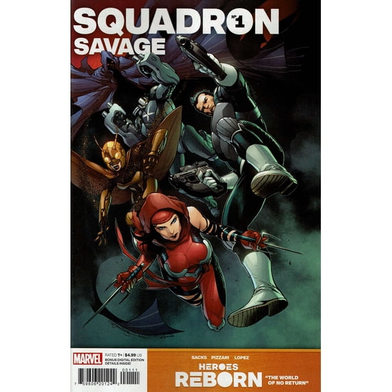 Heroes Reborn: Squadron Savage #1 VF ; Marvel Comic Book