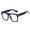 Blue, variant on Womens Mens Thick Square Black Reading Glasses 0.50 Ladies Anti-blue Light Readers Plastic Presbyopic Glasses +0.5